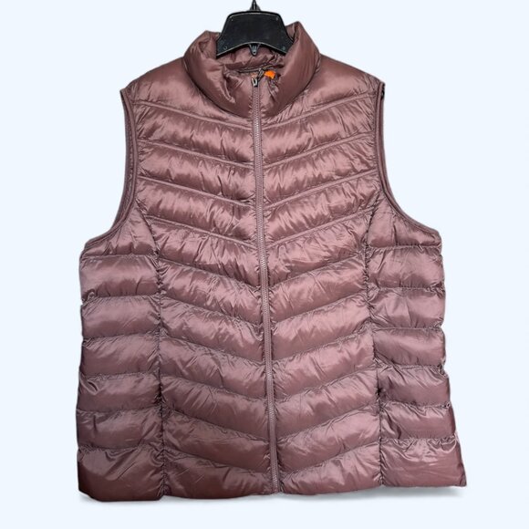 32 Degrees Women's Lightweight Quilted Full Zip Puffer Vest Size XXL - Picture 6 of 10